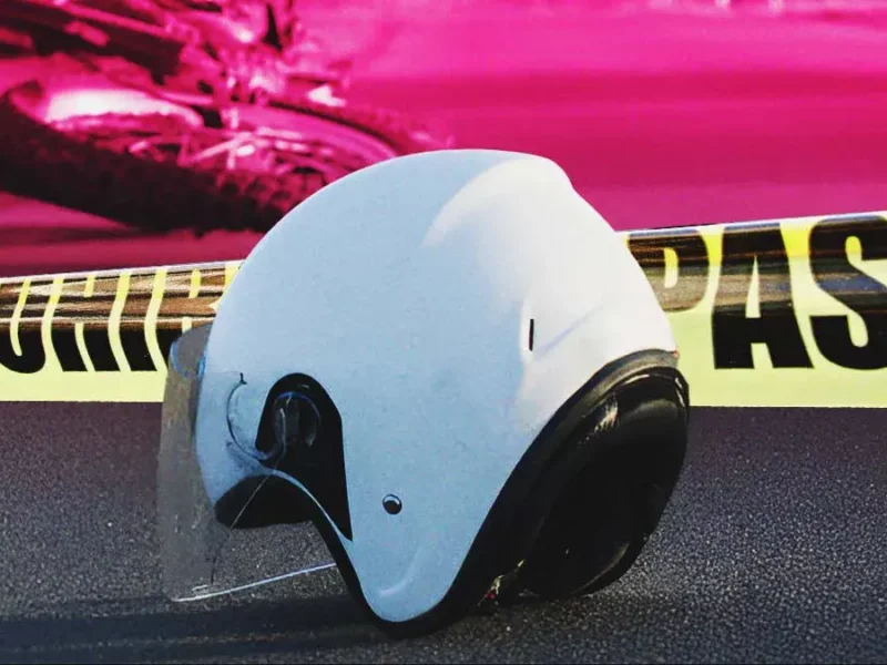 Motociclista murió tras chocar y derrapar en la autopista México-Puebla