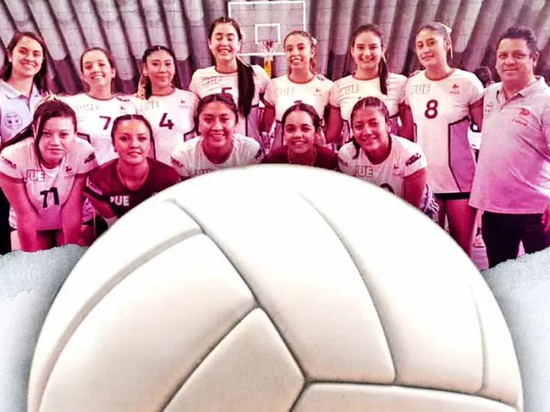 Equipo femenil de Puebla clasificó a la Olimpiada Nacional 2025 en voleibol 