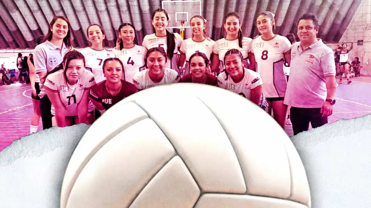 Equipo femenil de Puebla clasificó a la Olimpiada Nacional 2025 en voleibol 