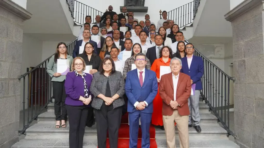 El presidente municipal firma convenio con el poder judicial para acercar servicios de impartición de justicia a San Martín Texmelucan
