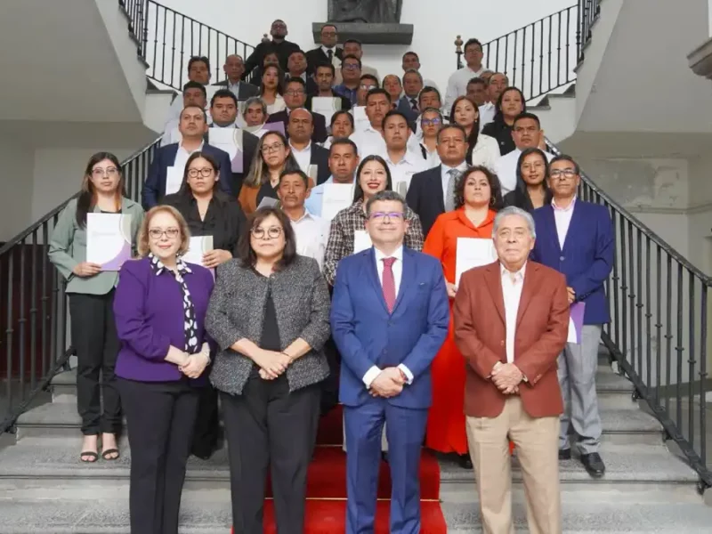 El presidente municipal firma convenio con el poder judicial para acercar servicios de impartición de justicia a San Martín Texmelucan