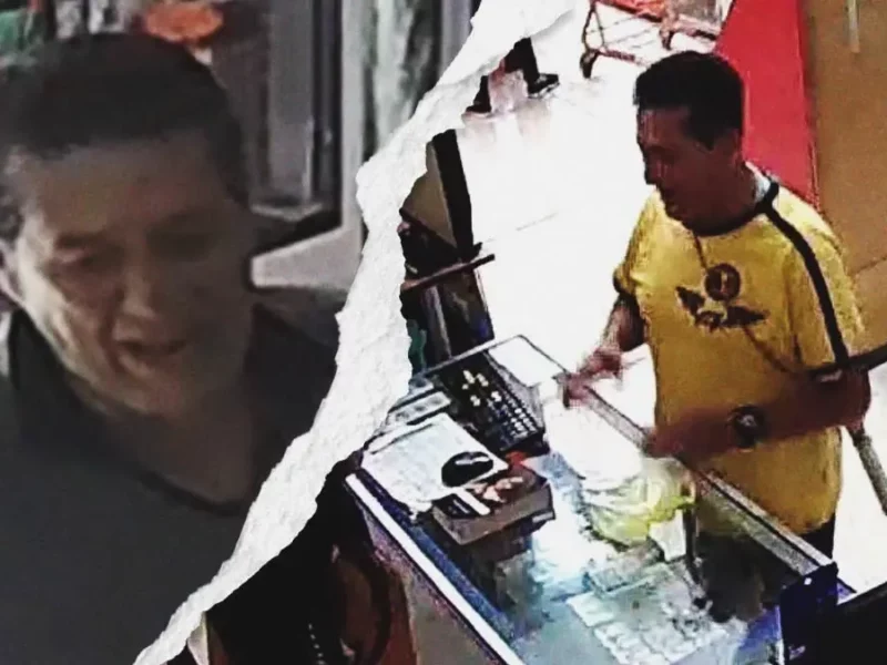 Exhiben video de hombre que robó celular en una papelería de Cholula; lleva varios atracos