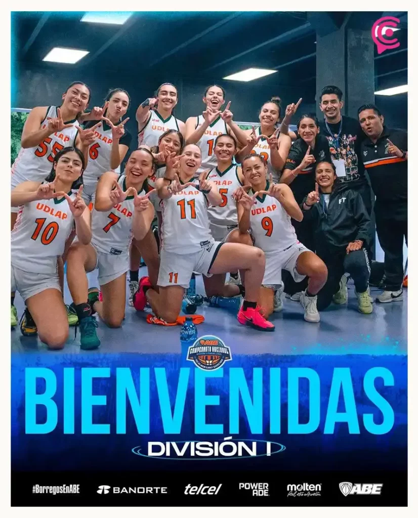 Aztecas Udlap ganan el Campeonato Nacional Femenil; ascienden a División I de Liga ABE