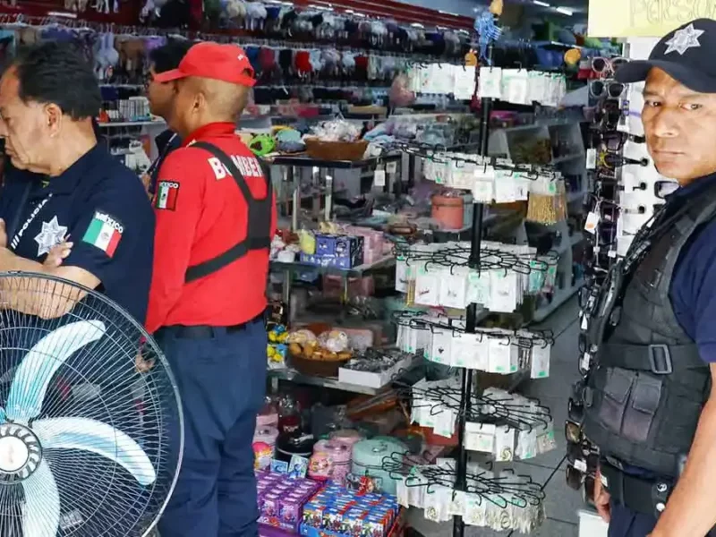 Gobierno de Puebla realizó 81 operativos en tiendas chinas durante el primer cuatrimestre 2025