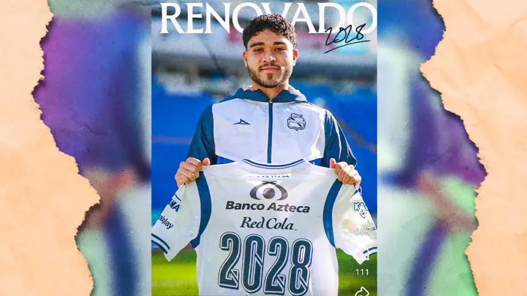 Rodrigo Pachuca renueva contrato con el Club Puebla hasta 2028; aficionados temen por su salida