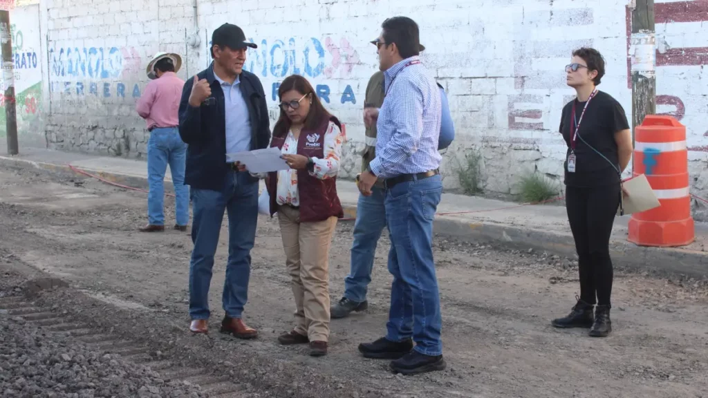Supervisa Contraloría Municipal ejecución de obras públicas en la zona de Clavijero, y Satélite Magisterial