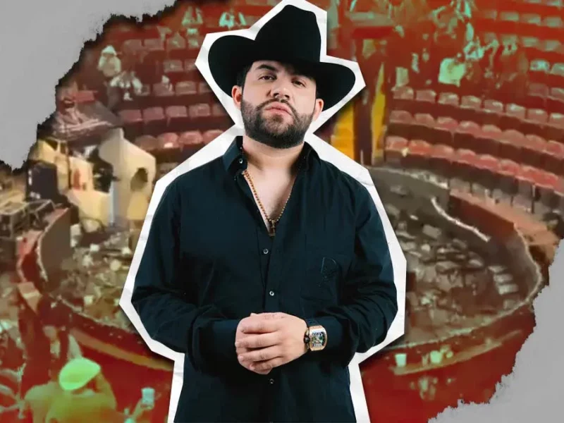 Luis R. Conriquez evita narcocorridos en la Feria del Caballo; público destroza el escenario