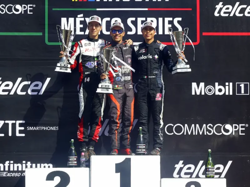 Xavi Razo gana la Nascar México Series 2025 en Puebla; Mantiene liderato del campeonato