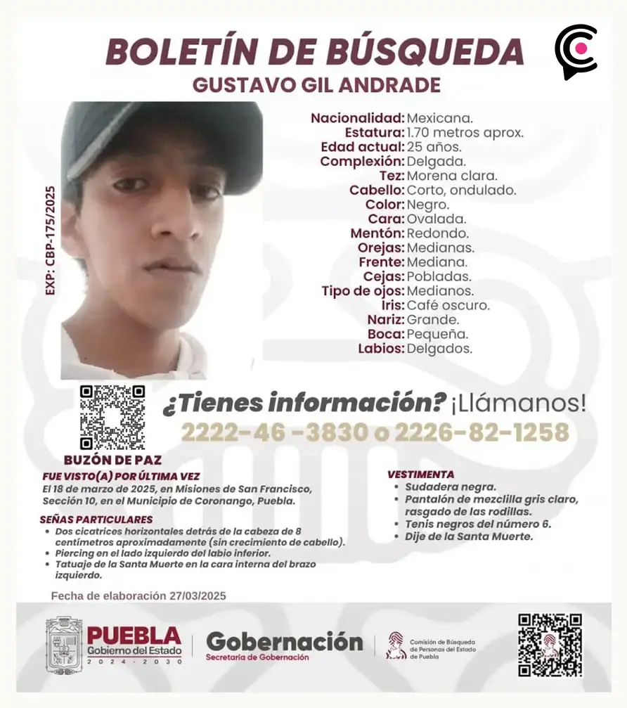 Operativa Barredora del CJNG se adjudica asesinato de jóvenes hallados en Los Fuertes de Puebla 