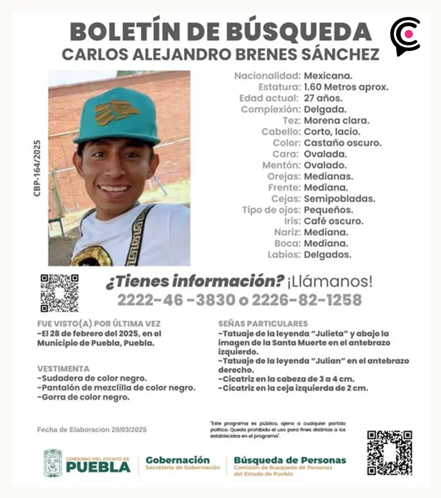 Operativa Barredora del CJNG se adjudica asesinato de jóvenes hallados en Los Fuertes de Puebla 