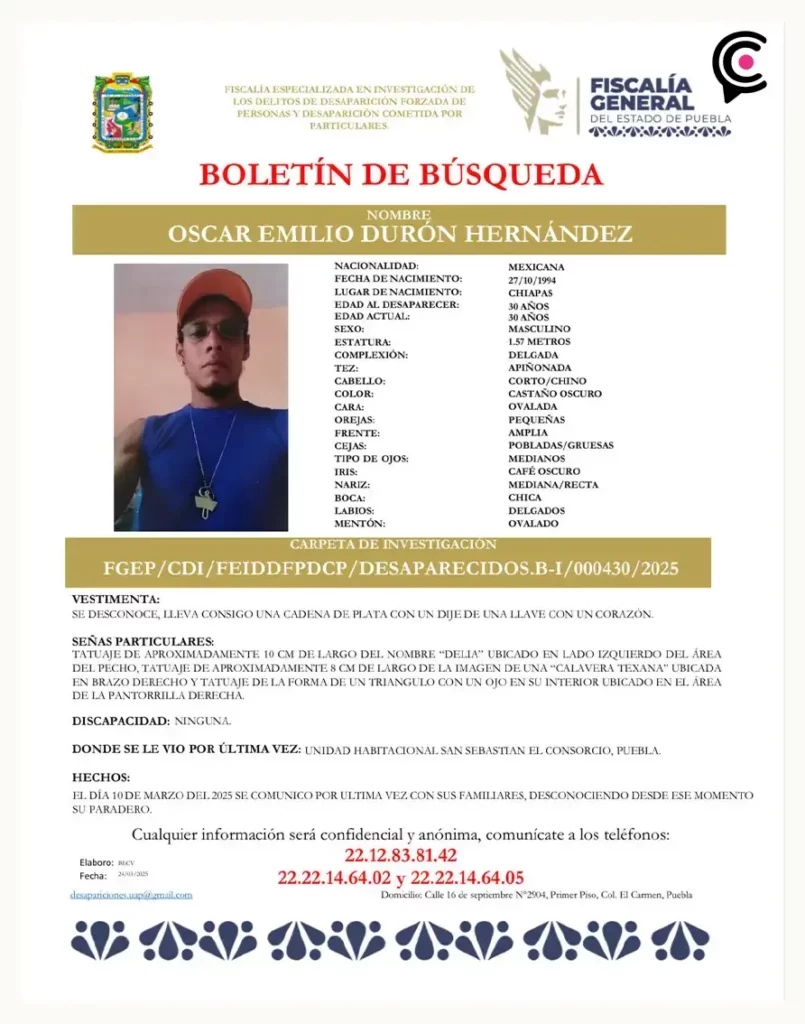 Operativa Barredora del CJNG se adjudica asesinato de jóvenes hallados en Los Fuertes de Puebla 