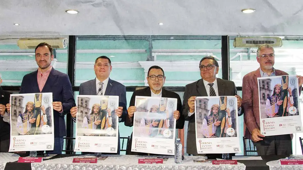 Recorrido y cierres viales de la procesión de Viernes Santo 2025 en Puebla