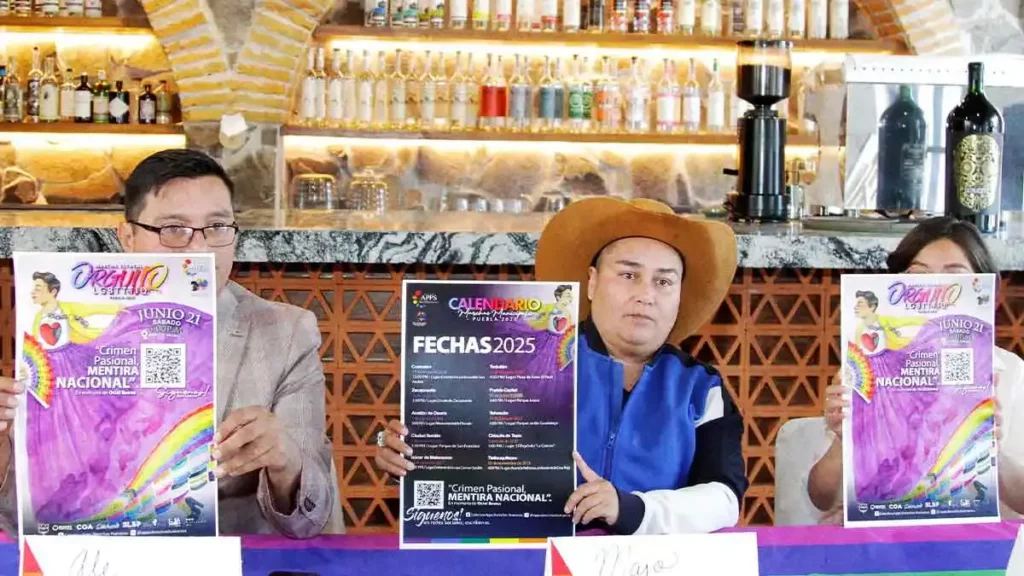 Colectivos dan a conocer el itinerario de marchas LGBT 2025 en Puebla 