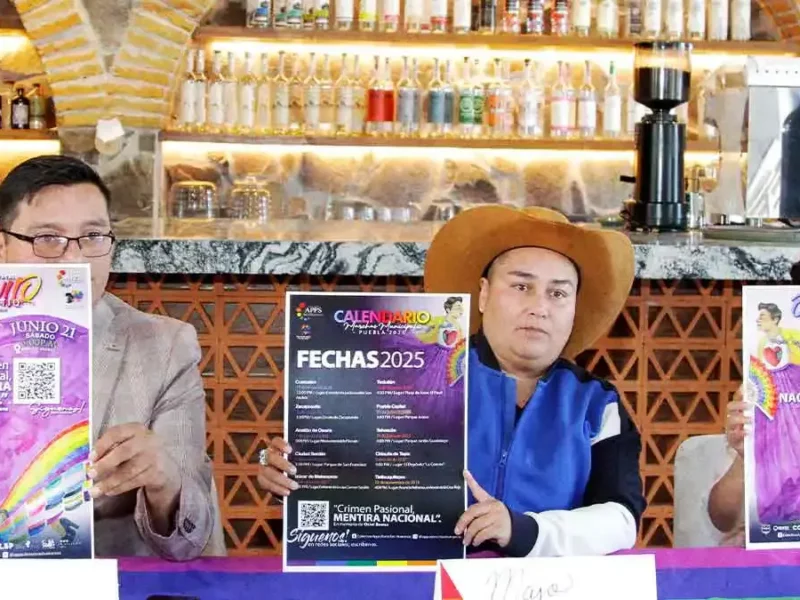 Colectivos dan a conocer el itinerario de marchas LGBT 2025 en Puebla 