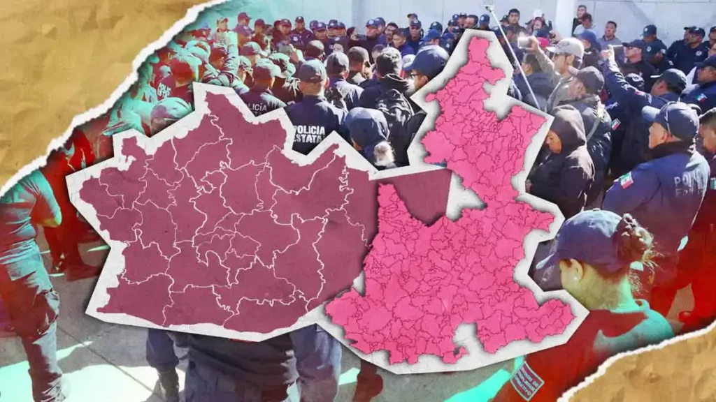 Puebla y Oaxaca concentran el mayor número de protestas de policías municipales hasta marzo 2025