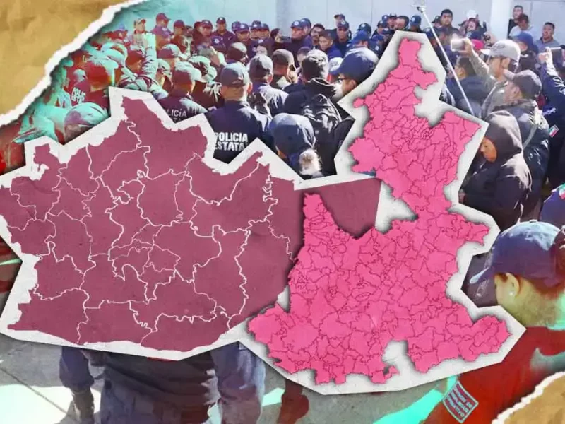 Puebla y Oaxaca concentran el mayor número de protestas de policías municipales hasta marzo 2025