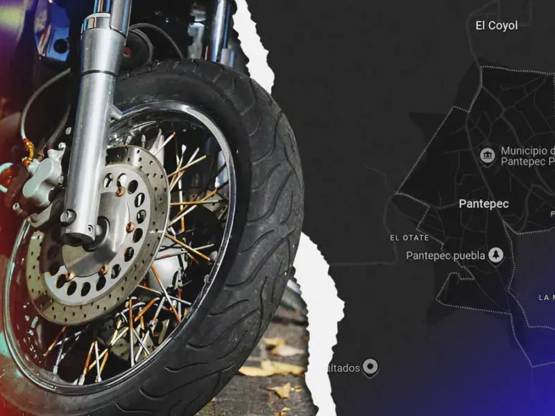 Motociclista murió al estrellarse contra árbol en Pantepec, Puebla