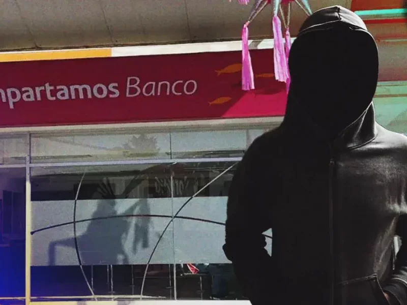 Motociclista robó 71 mil pesos de grupo de Compartamos Banco en Plazas Amalucan, Puebla