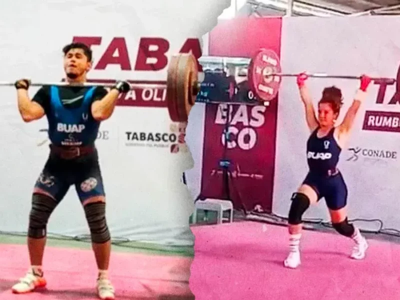 Atletas de la BUAP representarán a Puebla en Halterofilia de la Olimpiada Nacional 2025