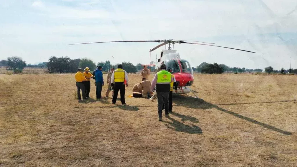 Incendio de Libres al 80% extinto; autoridades de Puebla y Tlaxcala continúan trabajando para sofocarlo