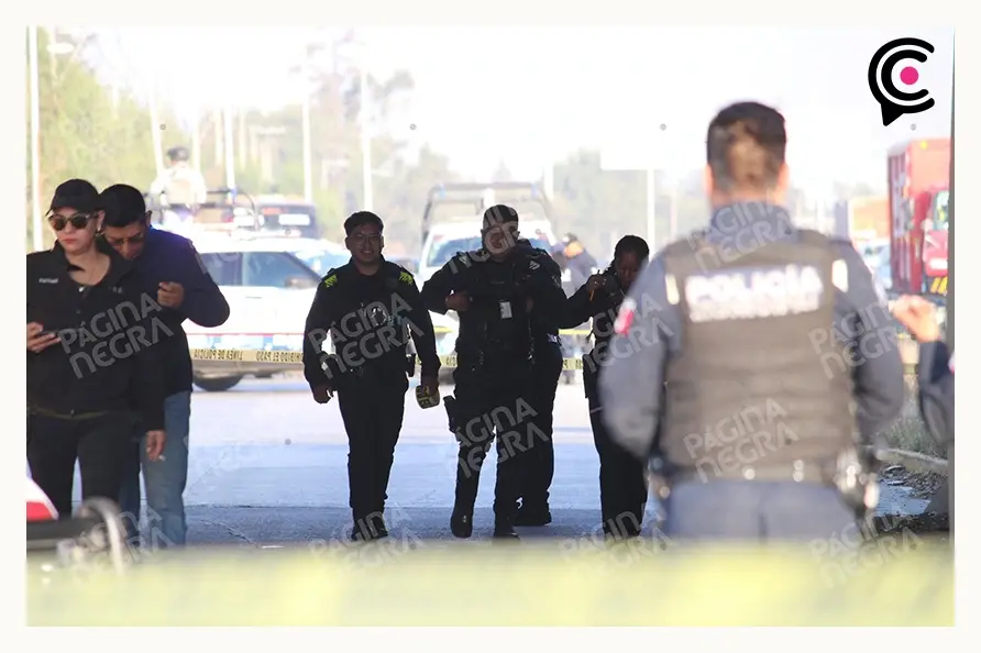 Agentes de la SSC de Puebla.