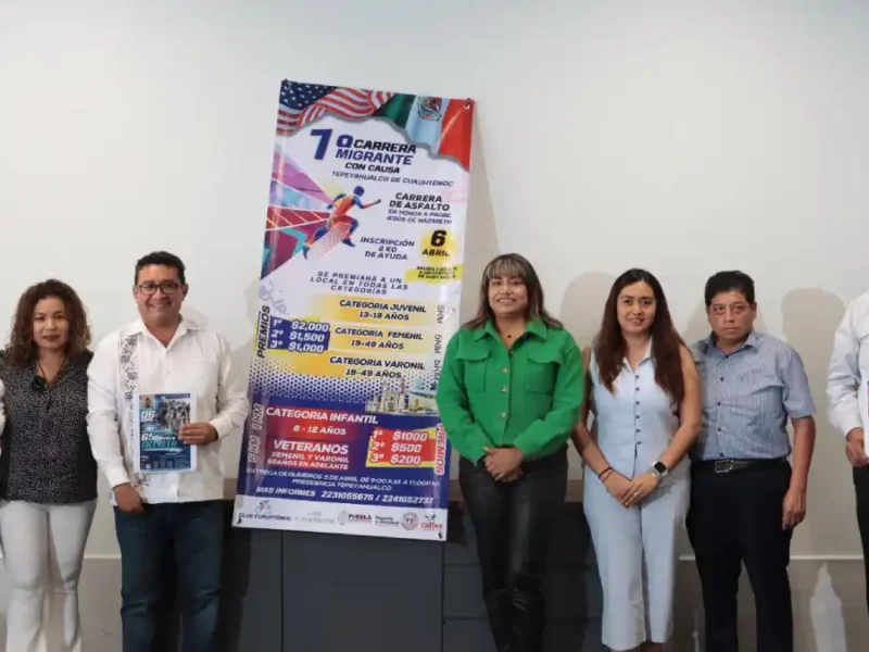 Invitan en Congreso del Estado a participar en la Primera Carrera Migrante con causa