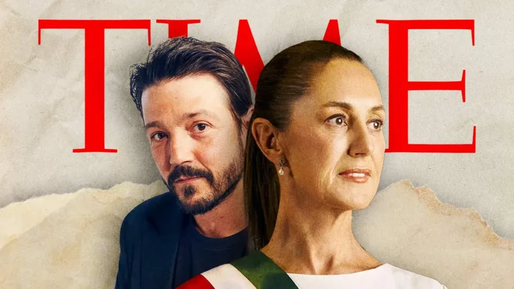 Revista Time incluye a Claudia Sheinbaum y Diego Luna entre los 100 más influyentes 