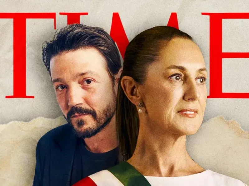Revista Time incluye a Claudia Sheinbaum y Diego Luna entre los 100 más influyentes 