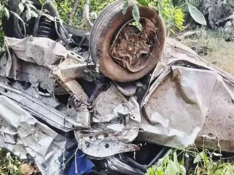 Volcadura por exceso de velocidad dejó dos muertos en Naupan, Puebla