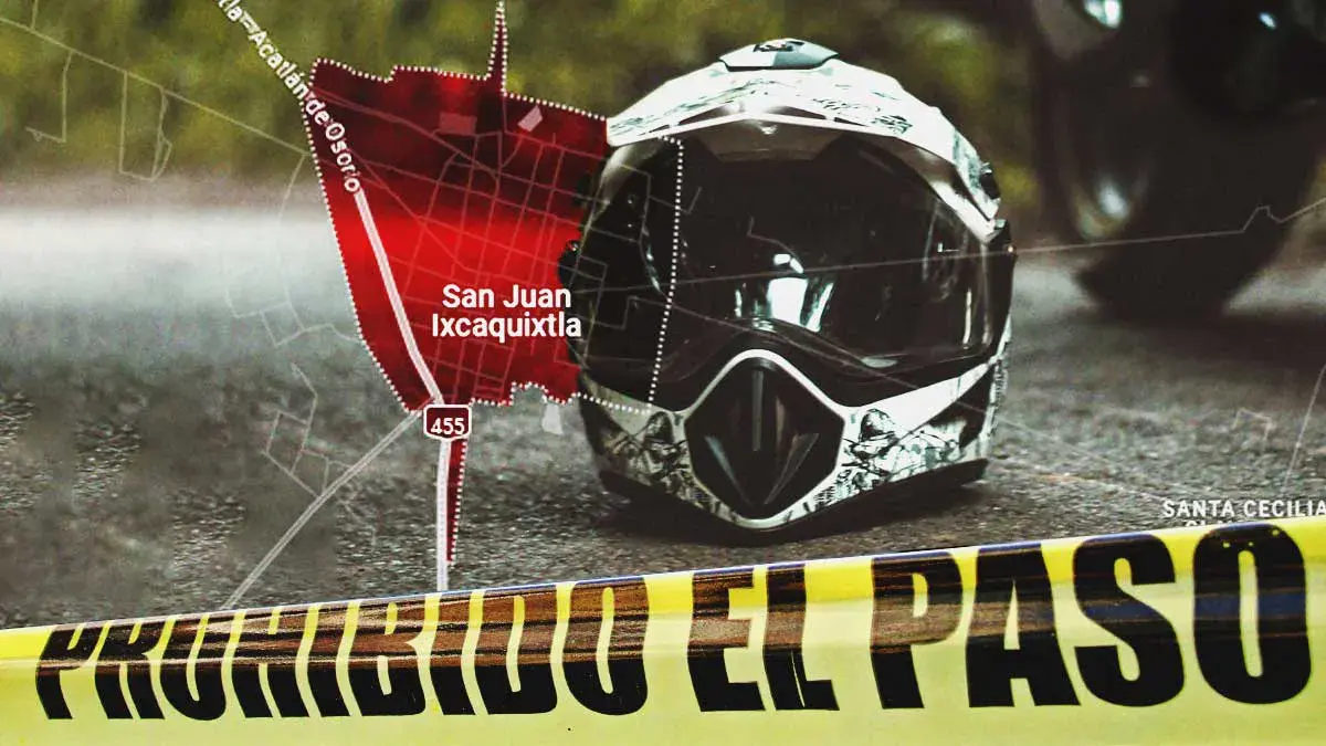 Motociclista murió y otro resultó herido tras chocar con una camioneta en Ixcaquixtla, Puebla