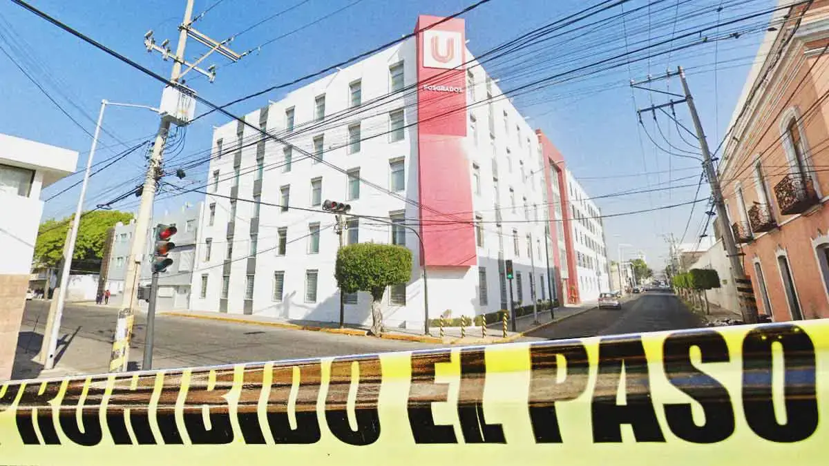 Estudiante cayó de la terraza del edificio de Posgrados Upaep en el Barrio de Santiago