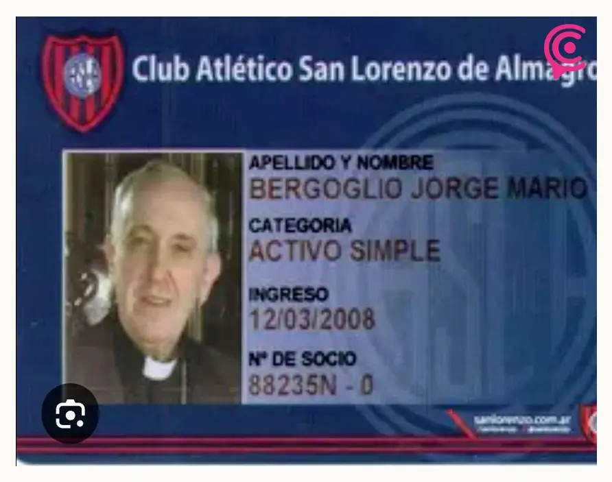 Papa Francisco, hincha del Club Atlético San Lorenzo y su pasión por el fútbol