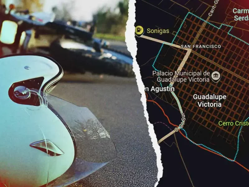 Motociclista murió degollado por un cable de telefonía en Guadalupe Victoria, Puebla