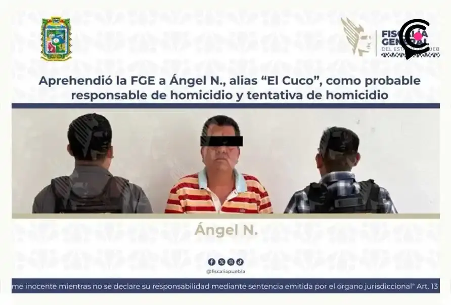 Por homicidio en Azumiatla detienen a “Cuco”, líder transportista de la UPVA 28 de Octubre