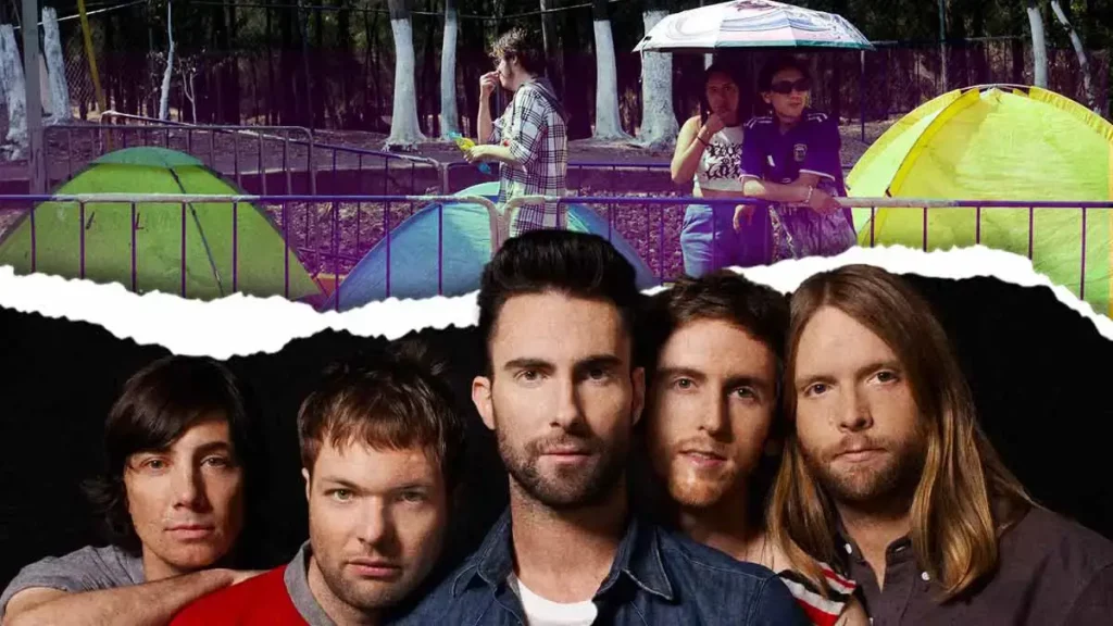 Fans de Maroon 5 acampan días antes del concierto en la Feria de Puebla 2025