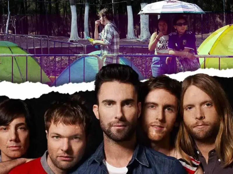 Fans de Maroon 5 acampan días antes del concierto en la Feria de Puebla 2025