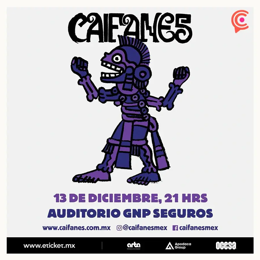 Caifanes regresa a Puebla en diciembre del 2025; los boletos ya están disponibles