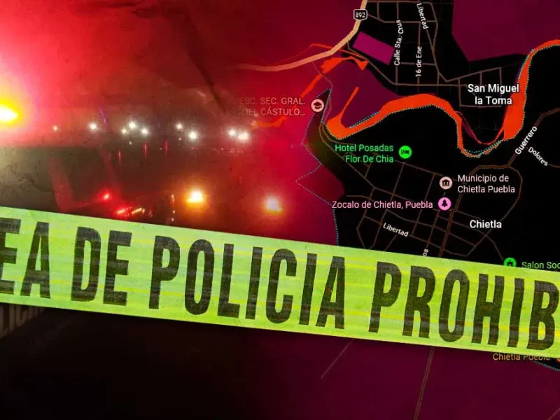 Motociclistas matan a balazos a un mototaxista en Chietla, Puebla; pasajera es testigo del asesinato