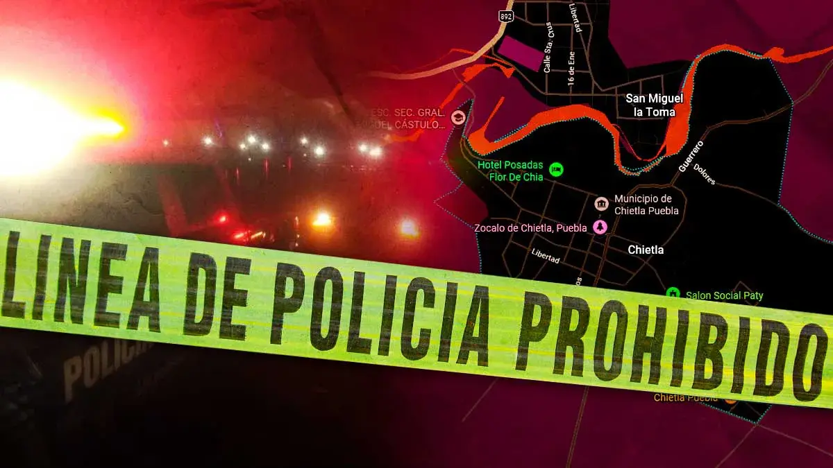 Motociclistas matan a balazos a un mototaxista en Chietla, Puebla; pasajera es testigo del asesinato