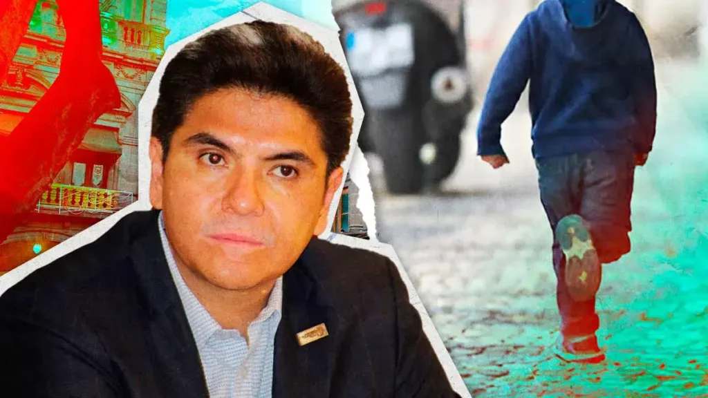 Familia de farderos roba a locatarios del Centro Histórico de Puebla; usa niños como distracción