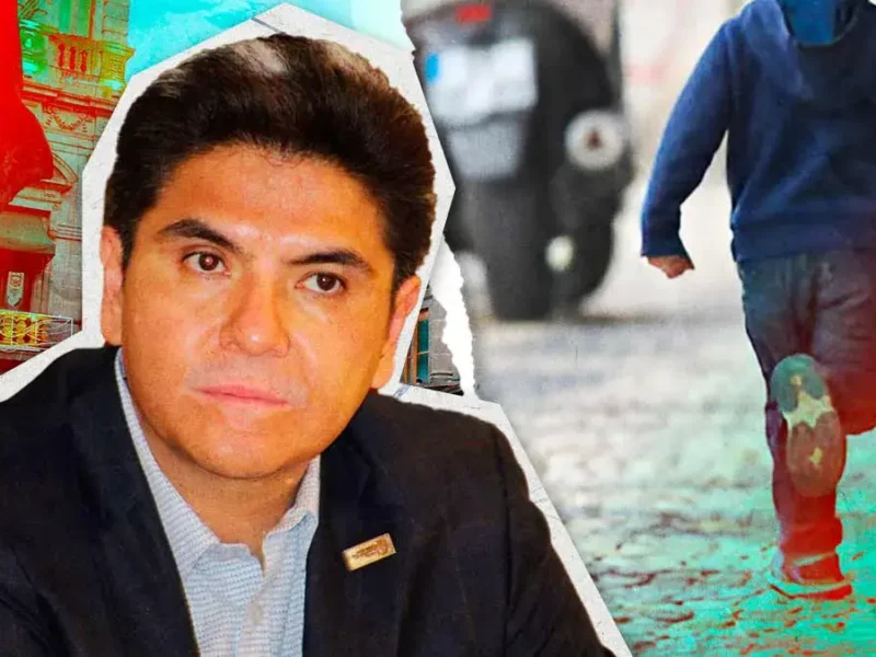 Familia de farderos roba a locatarios del Centro Histórico de Puebla; usa niños como distracción