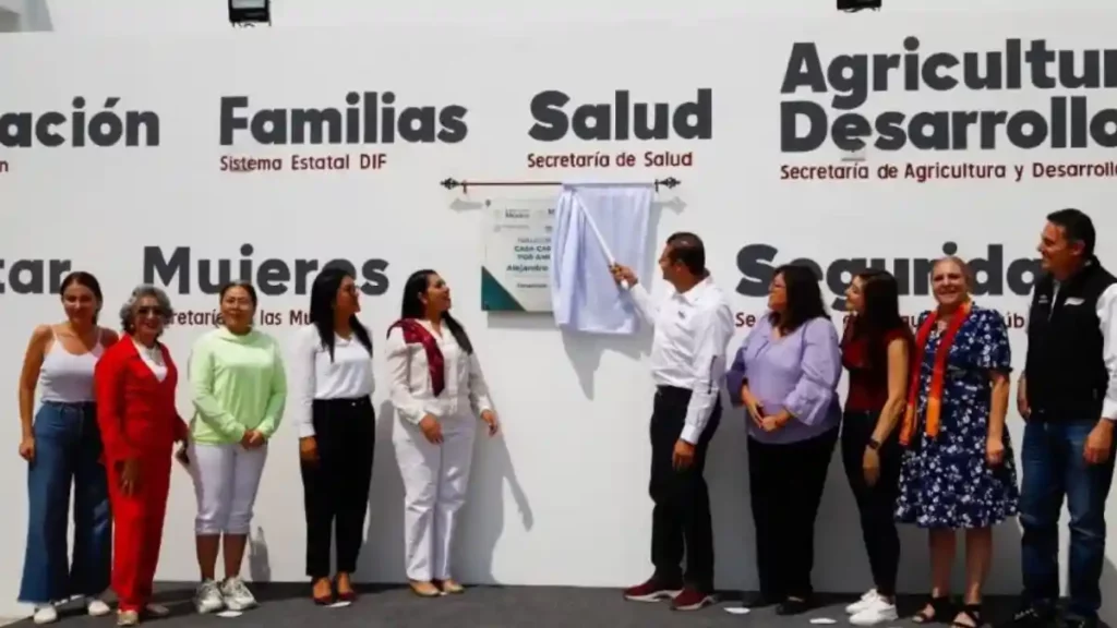 Alejandro Armenta y Tonantzin Fernández inauguran la Casa Carmen Serdán en San Pedro Cholula