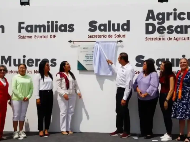 Alejandro Armenta y Tonantzin Fernández inauguran la Casa Carmen Serdán en San Pedro Cholula