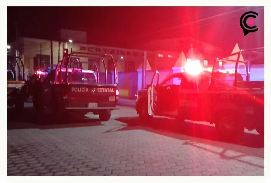 Policías y Guardia Nacional evitan el linchamiento de tres ladrones en Acatzingo