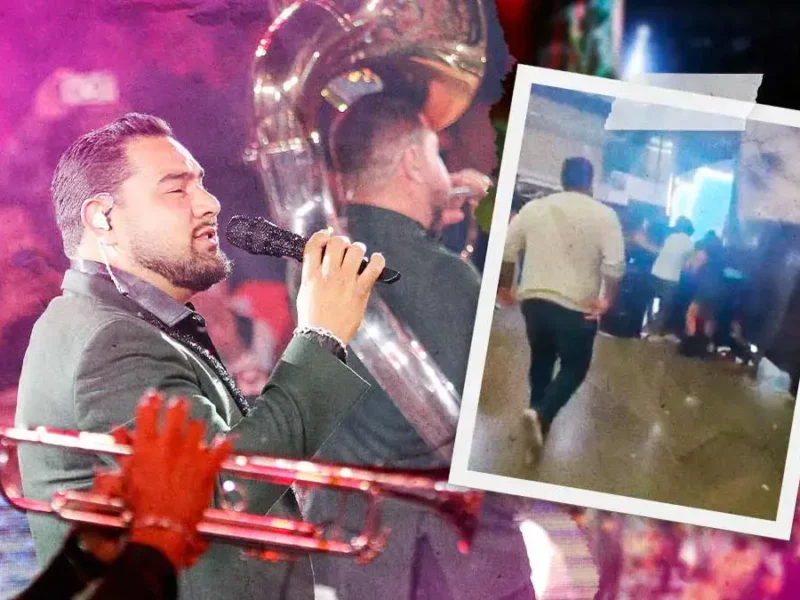 Concierto de Banda MS en Palenque de la Feria de Puebla 2025 termina en golpes