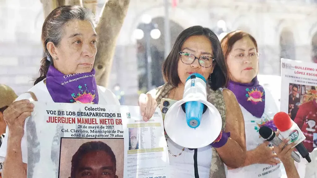 Colectivo Voz de los Desaparecidos exige renuncia de Juan Enrique Rivera como comisionado en Puebla