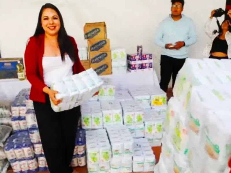 Entrega Gobierno de Cholula y DIF Municipal insumos para desayunos escolares