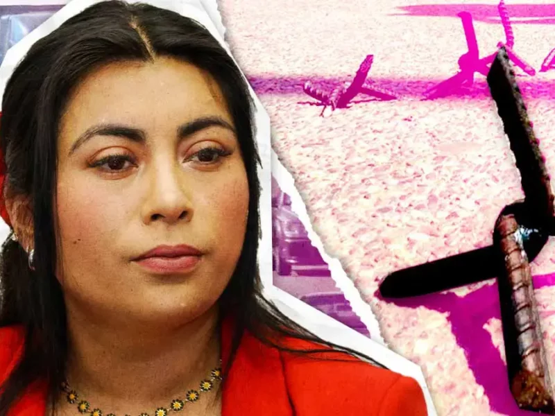 Diputada federal acusa ausencia de la GN tras caer en poncha llantas sobre autopista México-Puebla