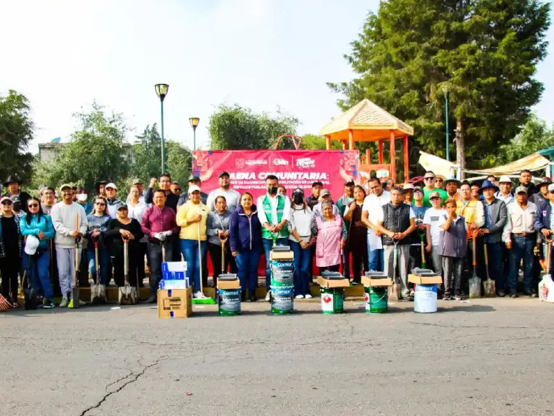 Programa “Pongámoslo chingón entre todas y todos” transforma la colonia Santa Bárbara en Huejotzingo