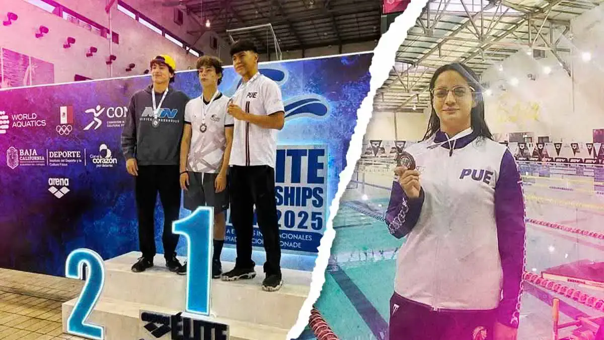 Nadadores poblanos obtienen seis medallas en segunda fase del Arena Élite Championship Tijuana 2025